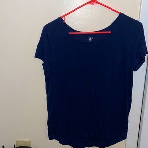 Women's Navy blue GAP short sleeve shirt.